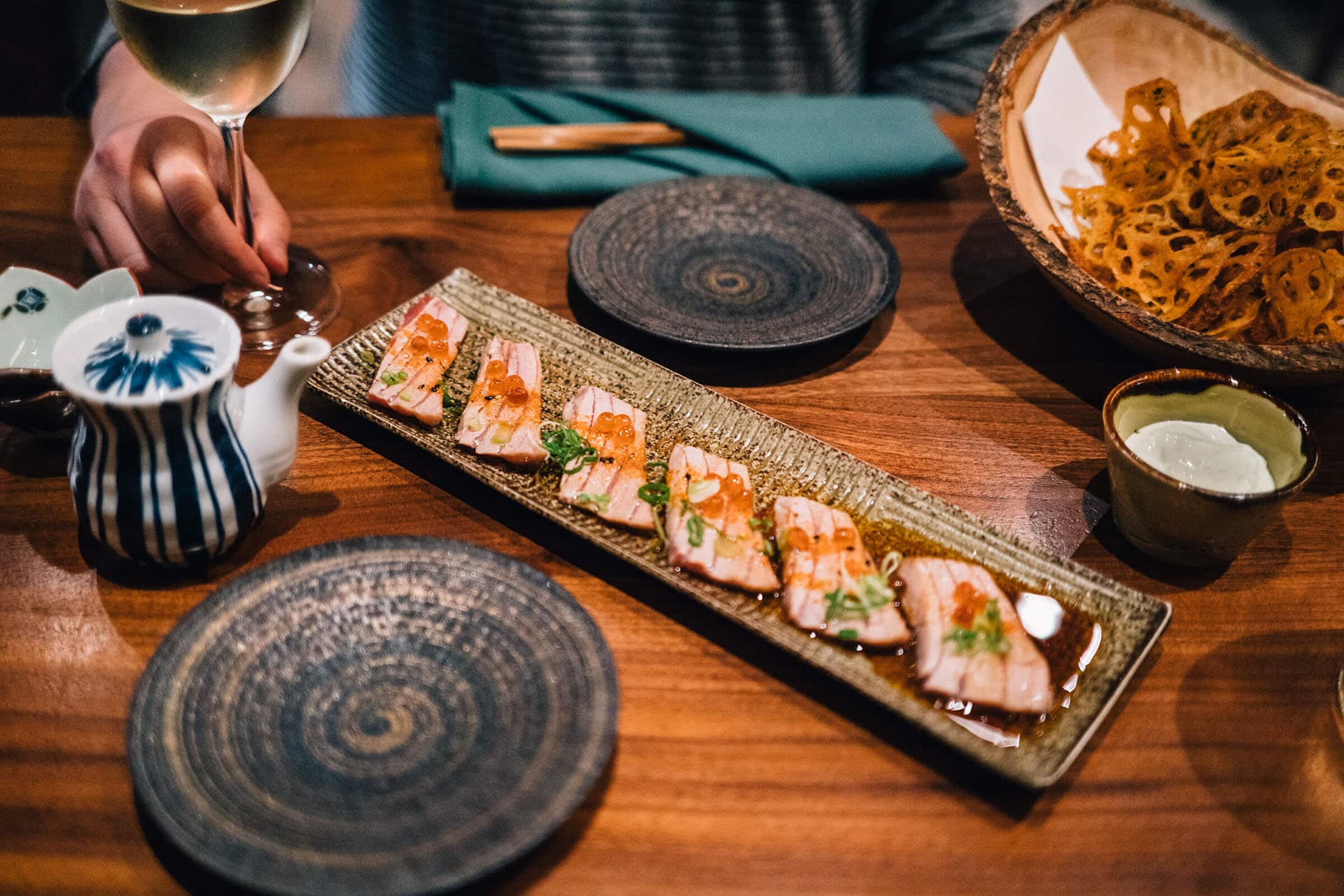 Sushi making class with Okane